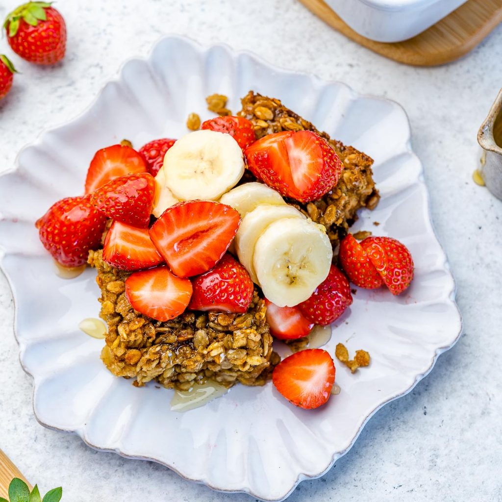 Peanut Butter Baked Oatmeal Clean Food Crush