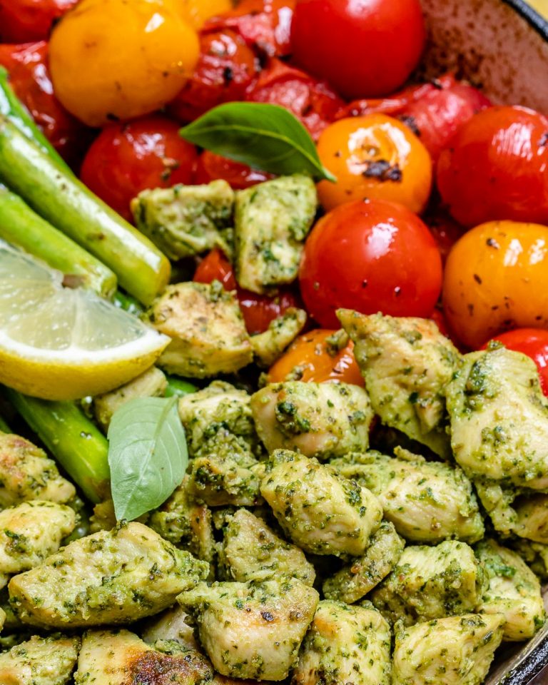 Pesto Chicken Skillet | Clean Food Crush