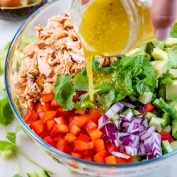 Salmon Chopped Salad | Clean Food Crush