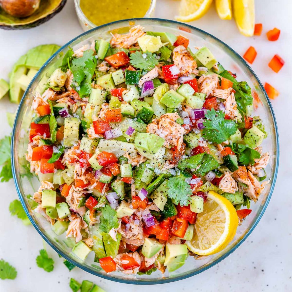 Salmon Chopped Salad Clean Food Crush 2457