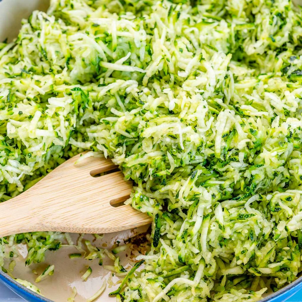 Sautéed Shredded Zucchini | Clean Food Crush