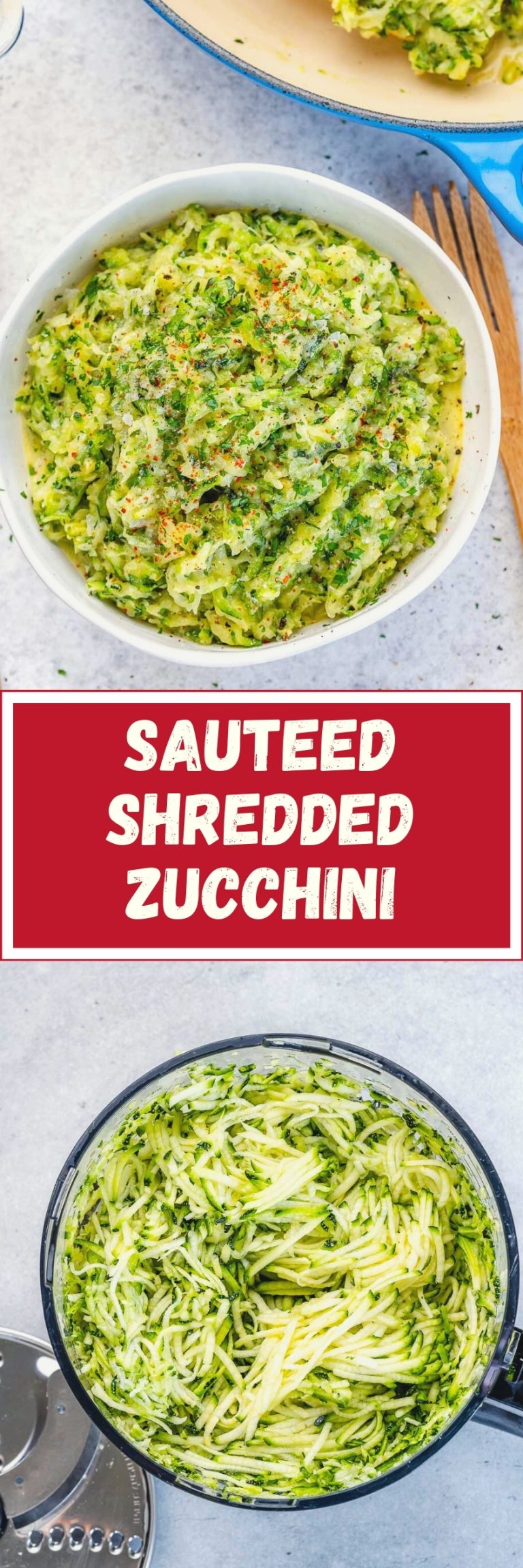 Sautéed Shredded Zucchini Clean Food Crush