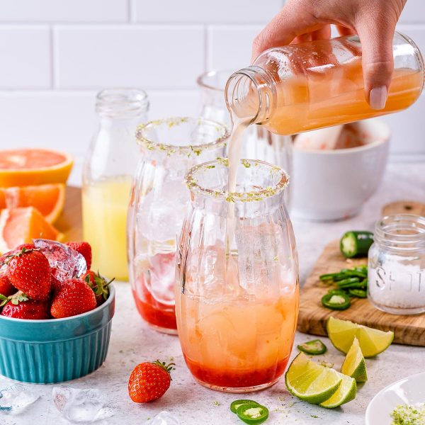 AlcoholFree Strawberry Margaritas Clean Food Crush