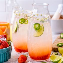 Alcohol-Free Strawberry Margaritas | Clean Food Crush