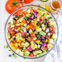 Black Bean Chopped Salad | Clean Food Crush