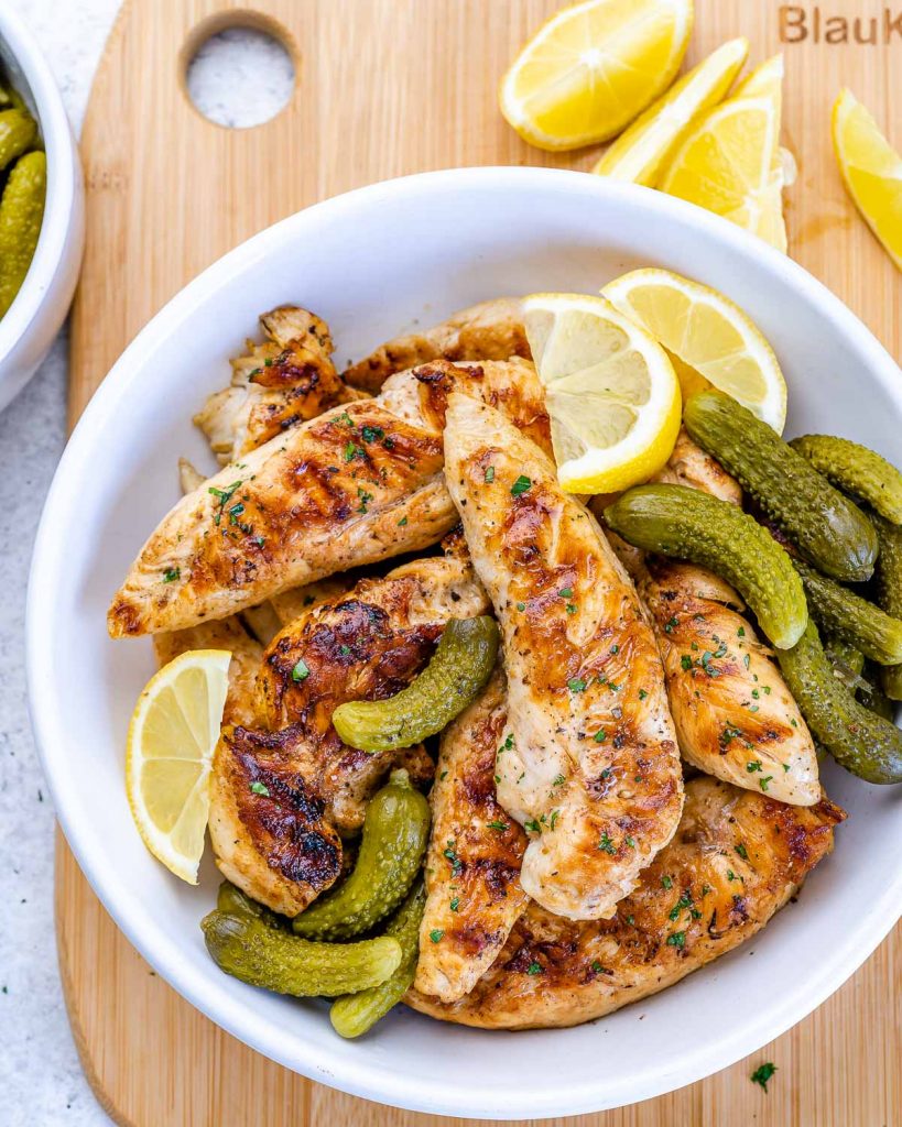 Pickle Juice Marinated Chicken Tenders Clean Food Crush