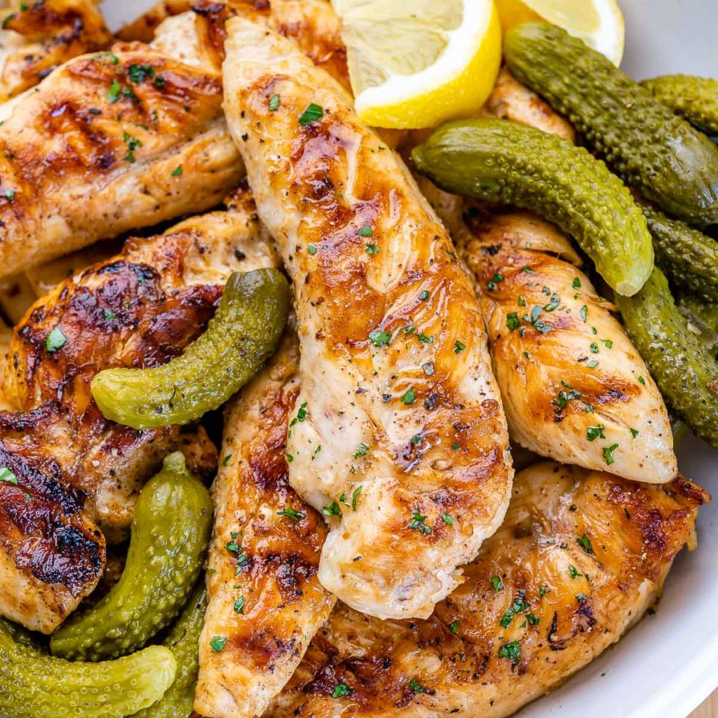 Pickle Juice Marinated Chicken Tenders | Clean Food Crush