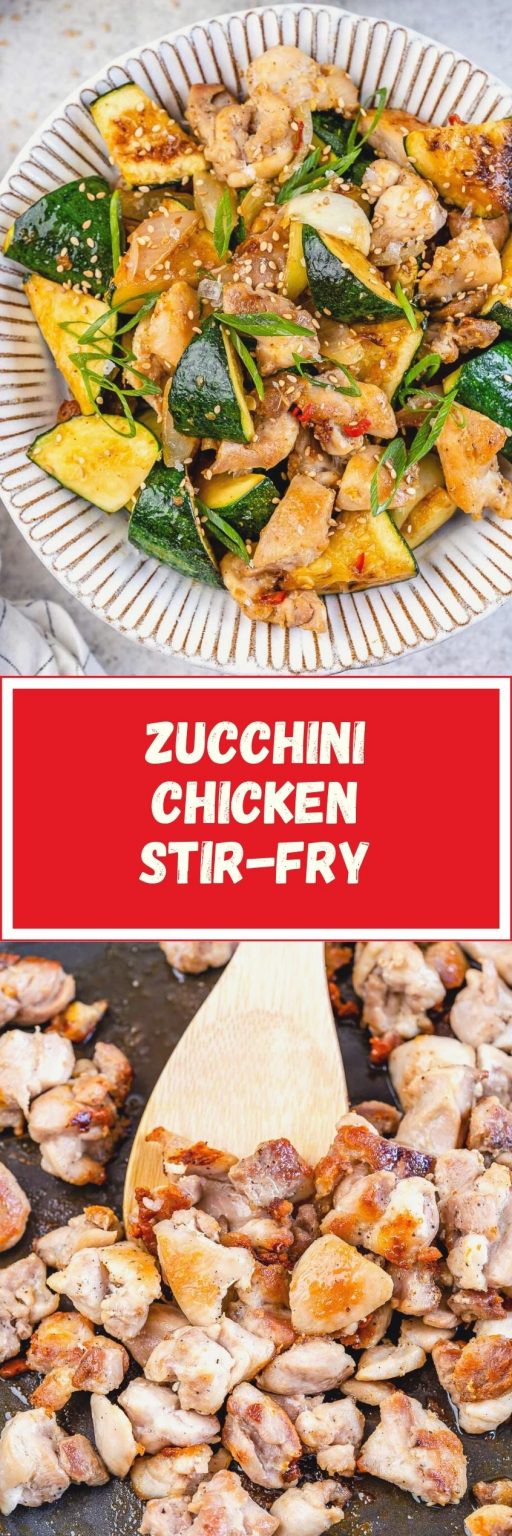 QUICK & EASY Zucchini + Chicken Stir Fry Clean Food Crush