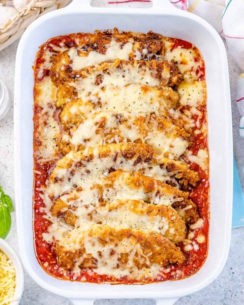 Weeknight Chicken Parm | Clean Food Crush