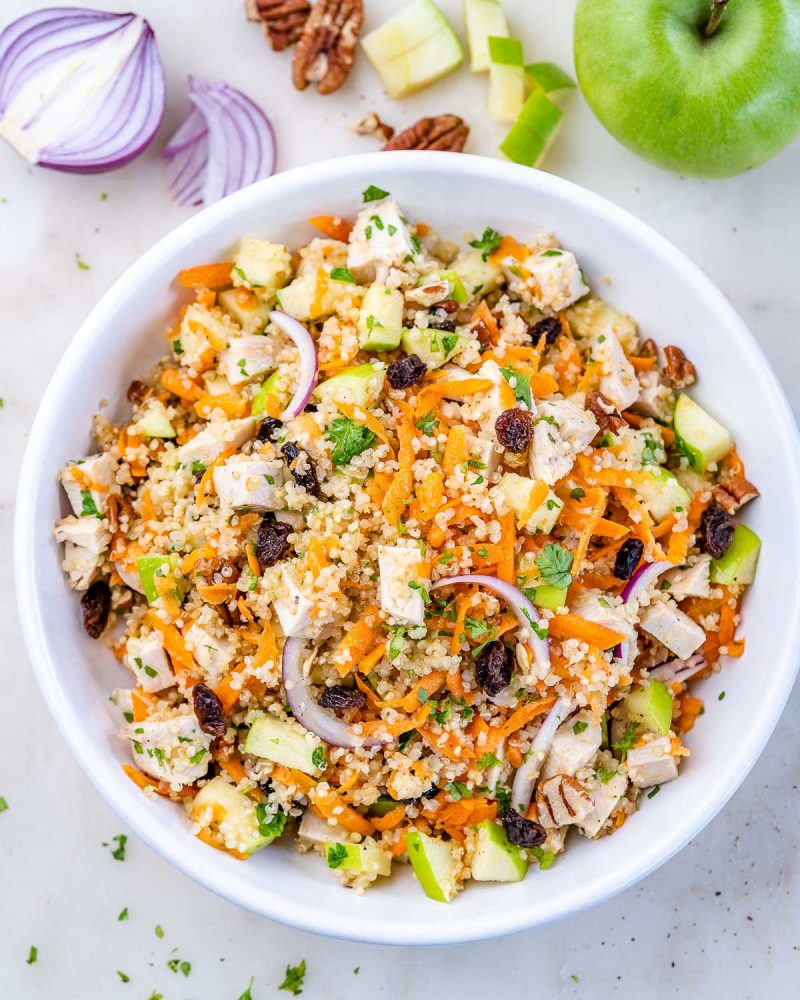 Chicken Salad Grain Bowls Clean Food Crush