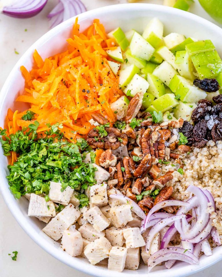 Chicken Salad Grain Bowls | Clean Food Crush