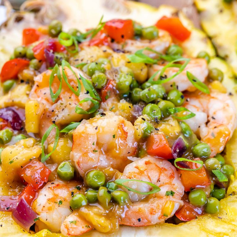 Pineapple Shrimp Bowls | Clean Food Crush