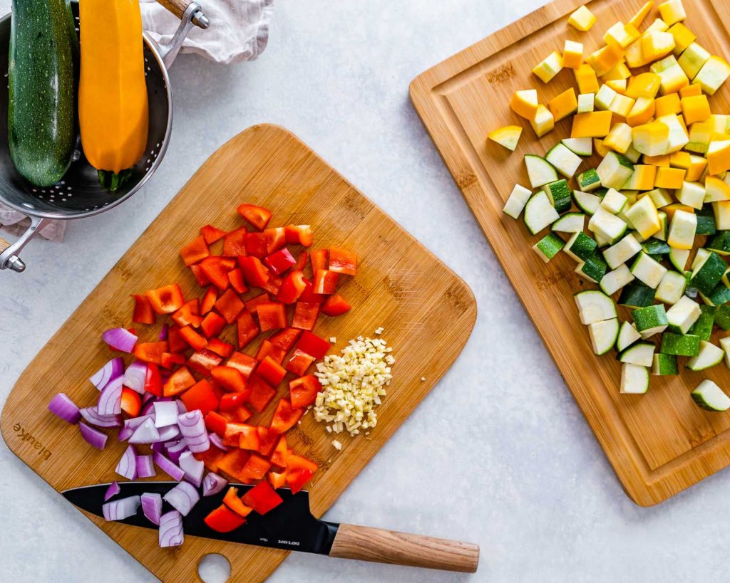 Sausage Summer Squash Skillet | Clean Food Crush