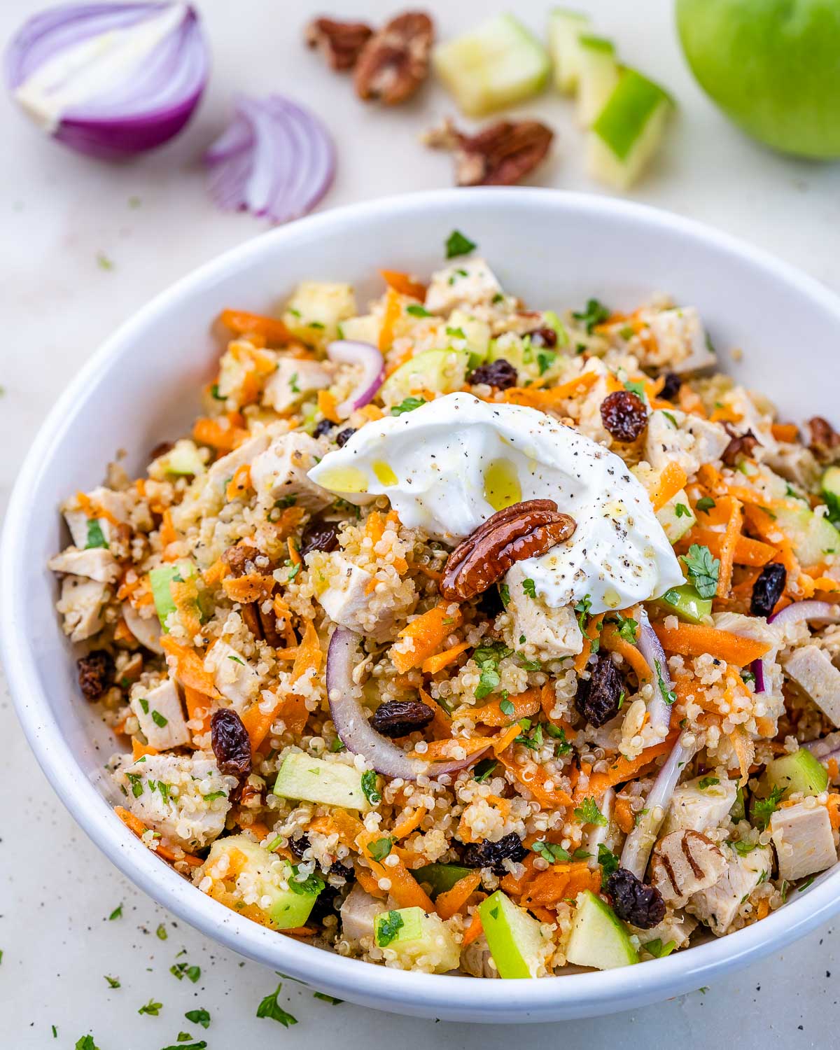 Superfood Salad Bowls with Crispy Chicken - A Healthy Meal Prep Recipe