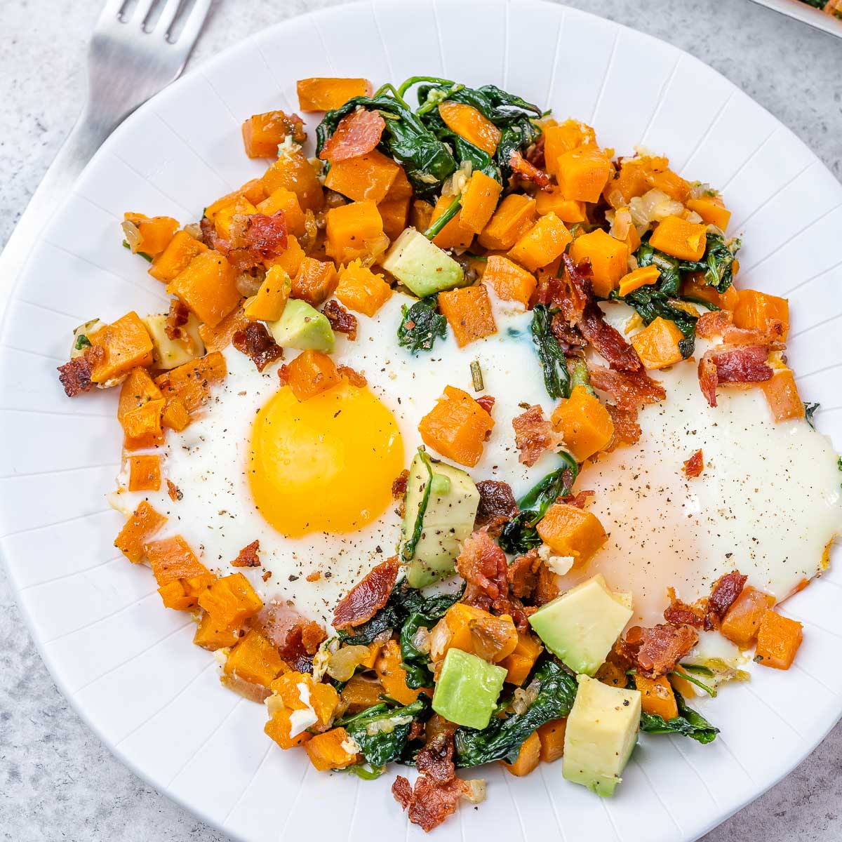 Breakfast Meal Prep  Egg White Scramble + Sweet Potato Hash • A Sweet Pea  Chef