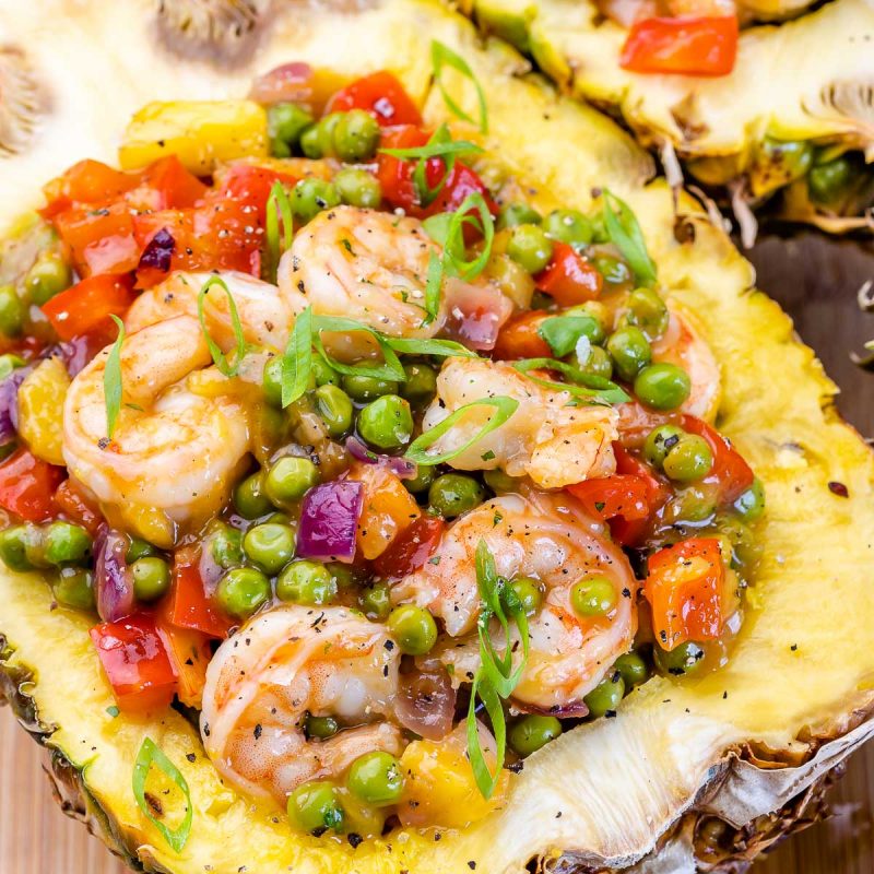 Pineapple Shrimp Bowls Clean Food Crush