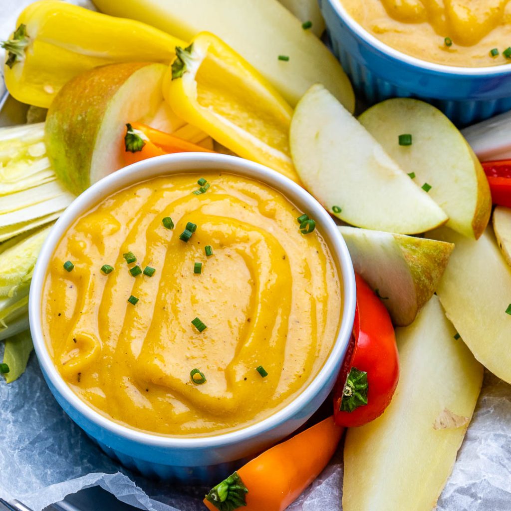 Autumn Veggie Dip (DairyFree) Clean Food Crush