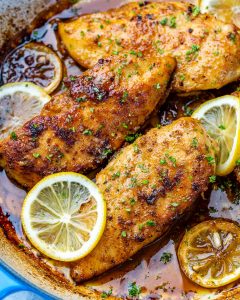 One-Pan Baked Lemon-Pepper Chicken | Clean Food Crush