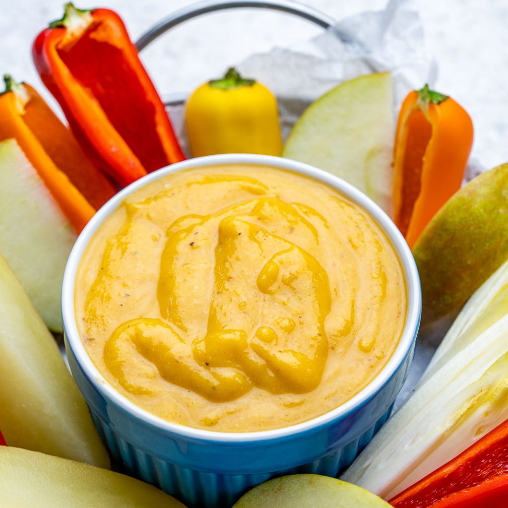 Autumn Veggie Dip (DairyFree) Clean Food Crush