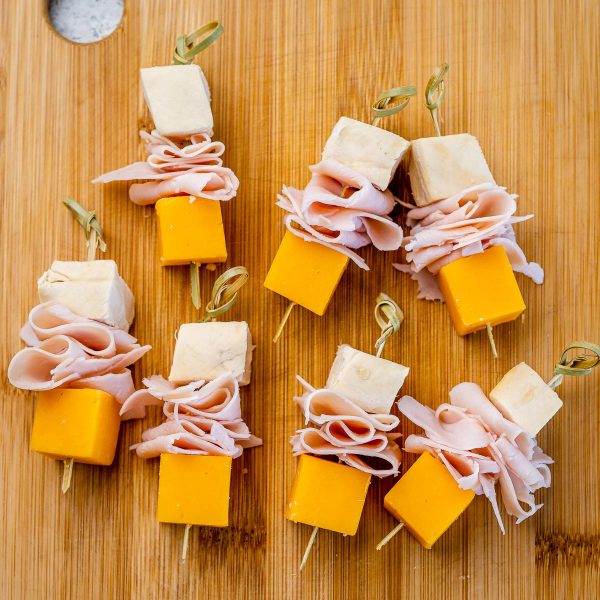 Chicken + Cheese Mini Skewers (CFC Cold Lunchbox Series) | Clean Food Crush