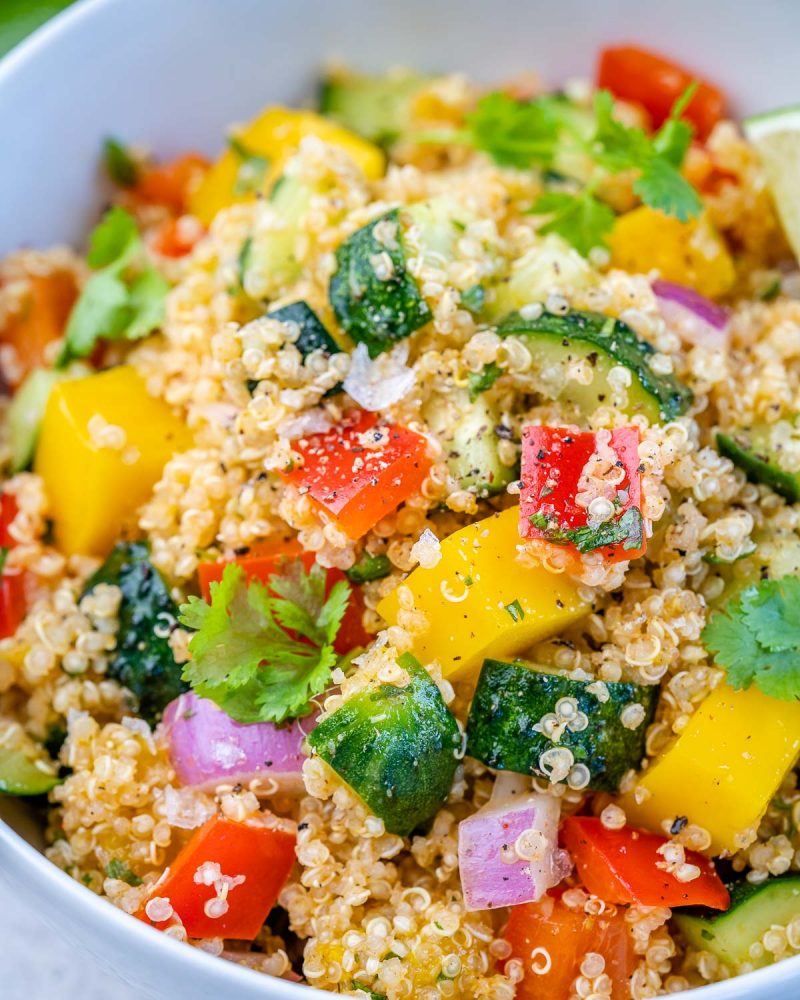 Mango Quinoa Chopped Salad | Clean Food Crush