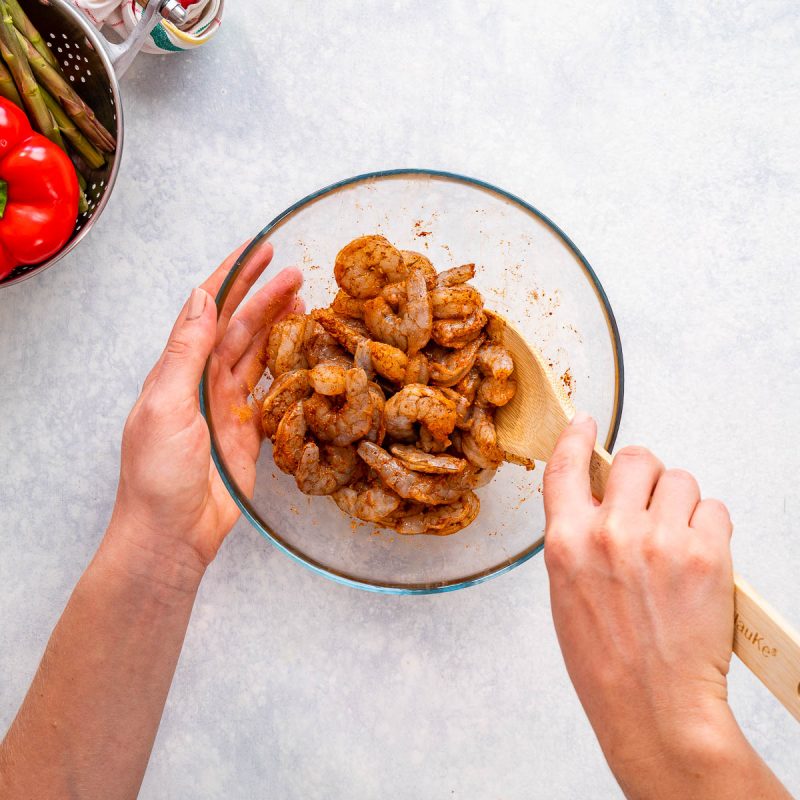 Old Bay Shrimp + Sausage Skillet | Clean Food Crush