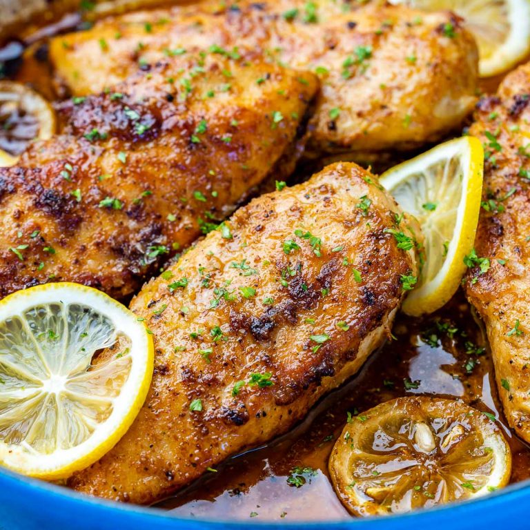 One-Pan Baked Lemon-Pepper Chicken | Clean Food Crush