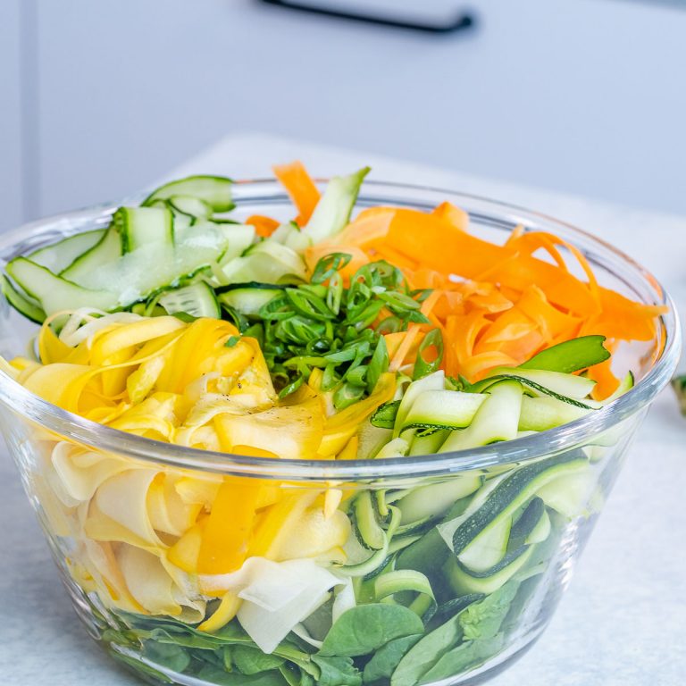 Summer Squash Ribbon Salad | Clean Food Crush