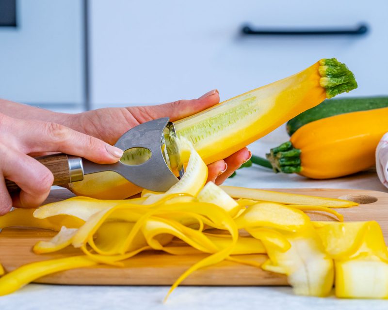 Summer Squash Ribbon Salad | Clean Food Crush