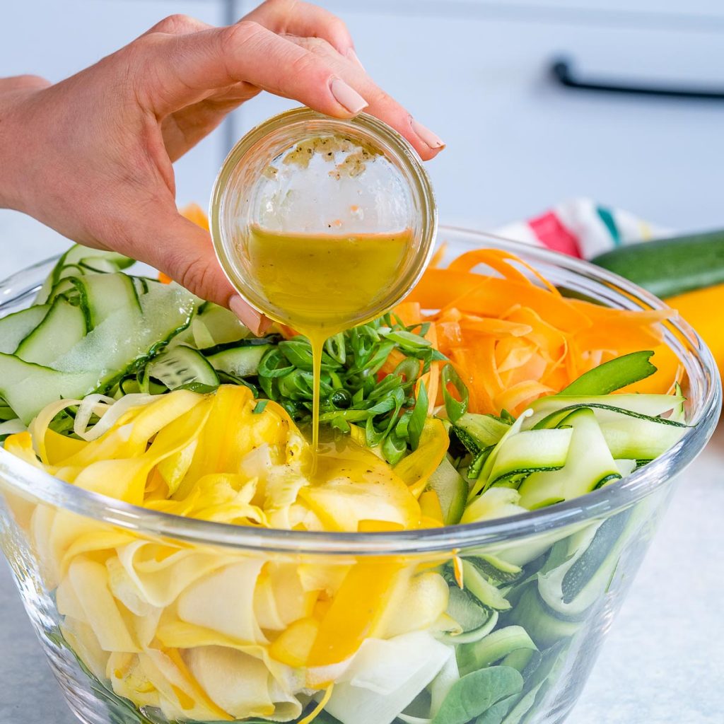 Summer Squash Ribbon Salad | Clean Food Crush