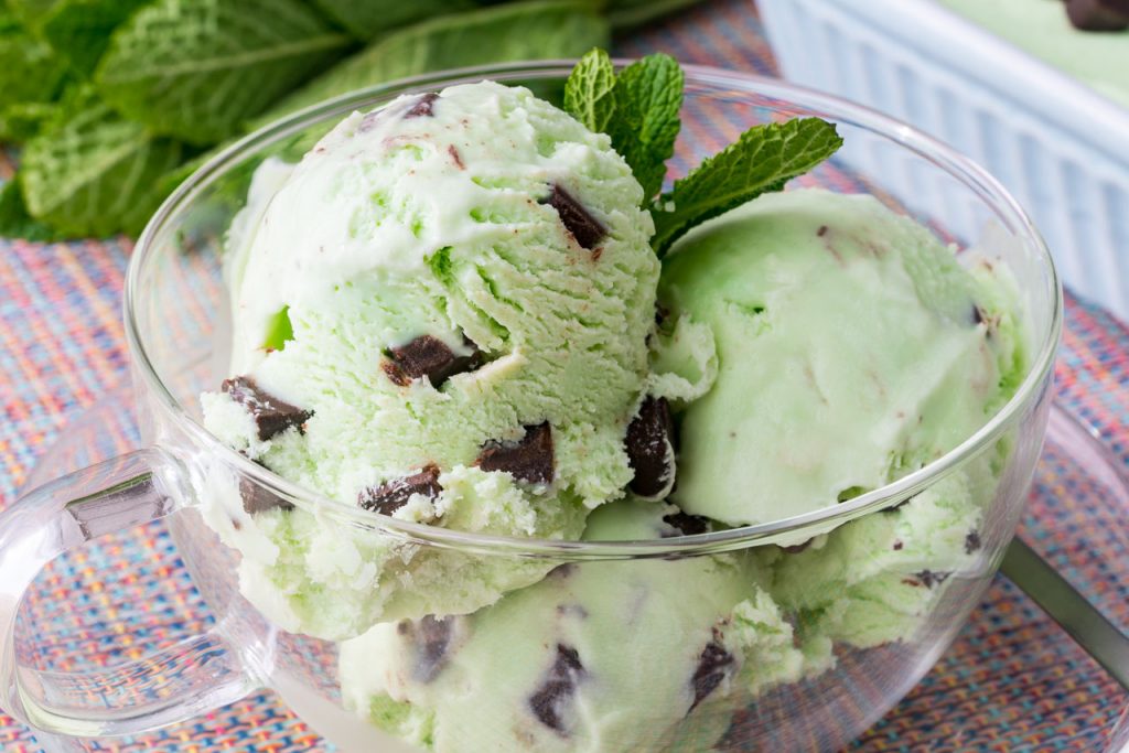 Easy Homemade Mint Chocolate Chip Ice Cream | Clean Food Crush