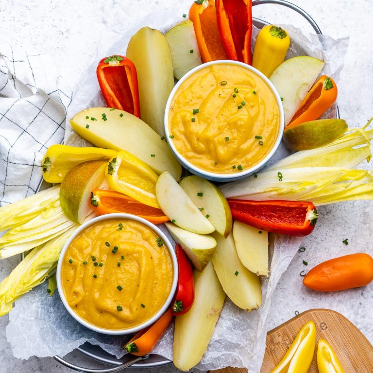 Autumn Veggie Dip (DairyFree) Clean Food Crush
