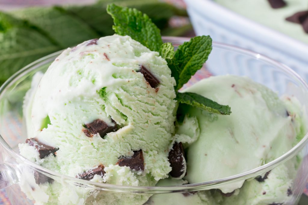 Easy Homemade Mint Chocolate Chip Ice Cream | Clean Food Crush