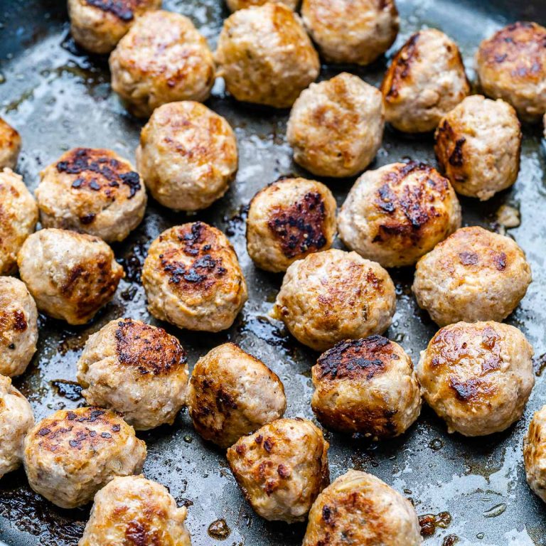 Healthier Turkey Swedish Meatballs Clean Food Crush