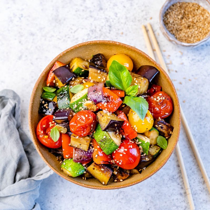 Ratatouille Style StirFry | Clean Food Crush