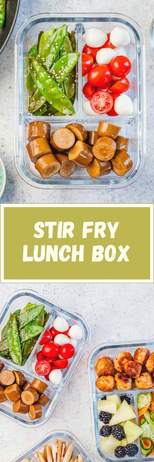 Sausage + Snow Peas Stir-fry (CFC Cold Lunchbox Series) | Clean Food Crush