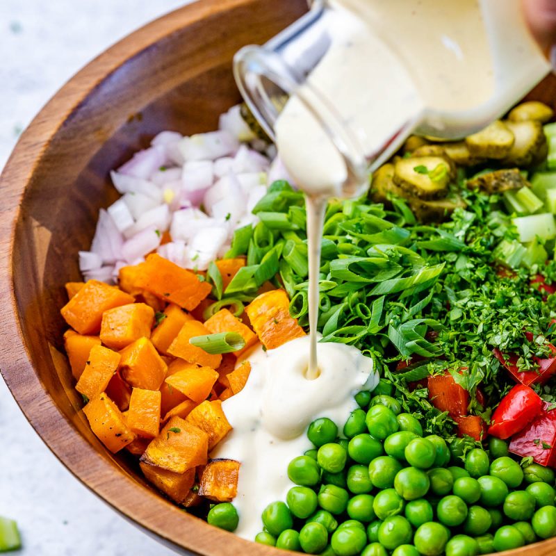 Loaded Sweet Potato Salad Clean Food Crush