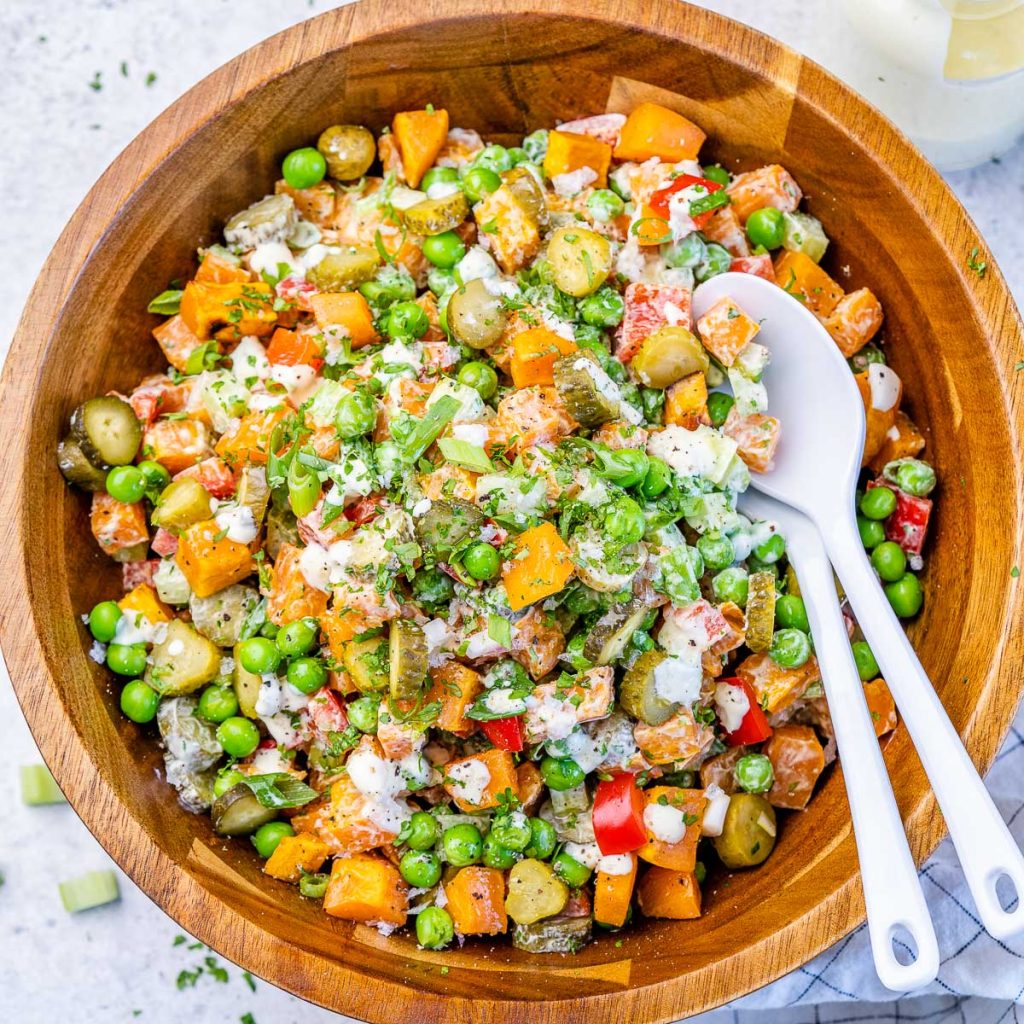 Loaded Sweet Potato Salad Clean Food Crush