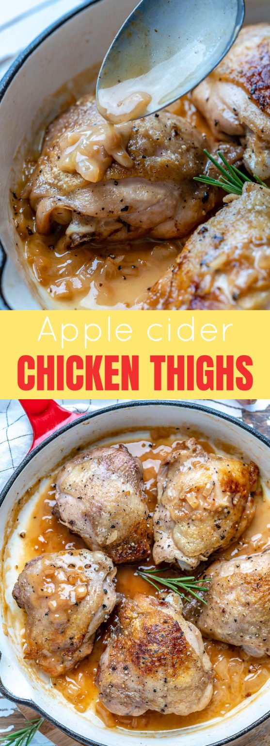 Apple Cider Chicken Thighs Clean Food Crush