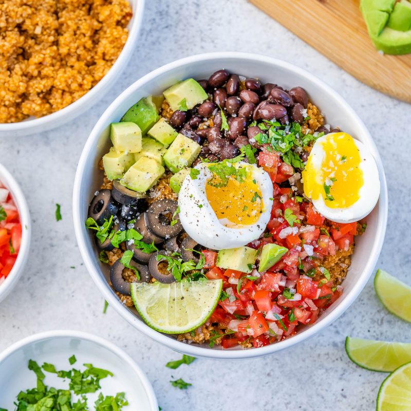 Breakfast Quinoa Taco Bowls | Clean Food Crush