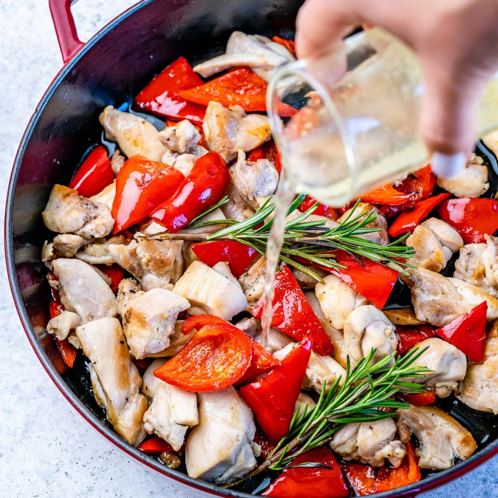 Sweet Pepper Chicken Skillet Clean Food Crush