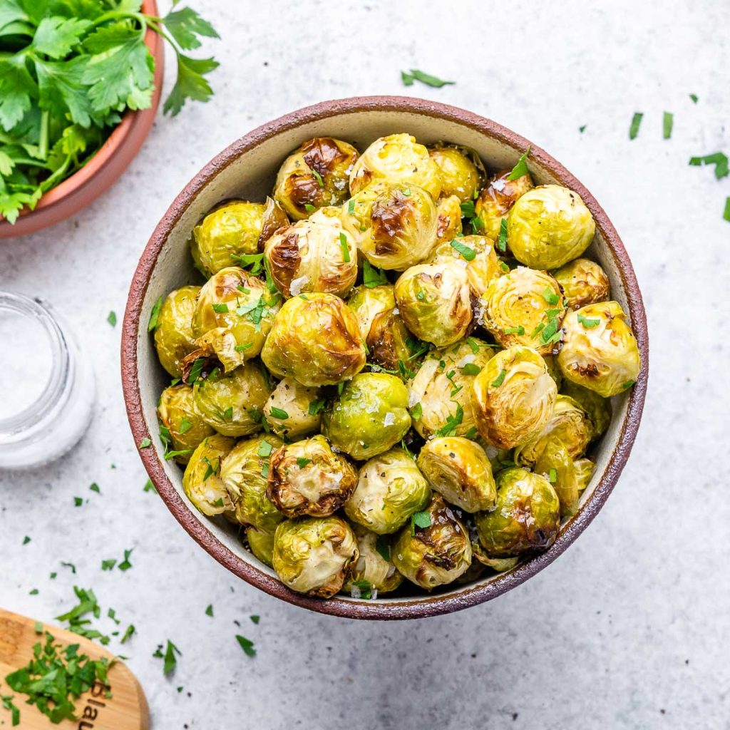 AirFried Brussels Sprouts Clean Food Crush