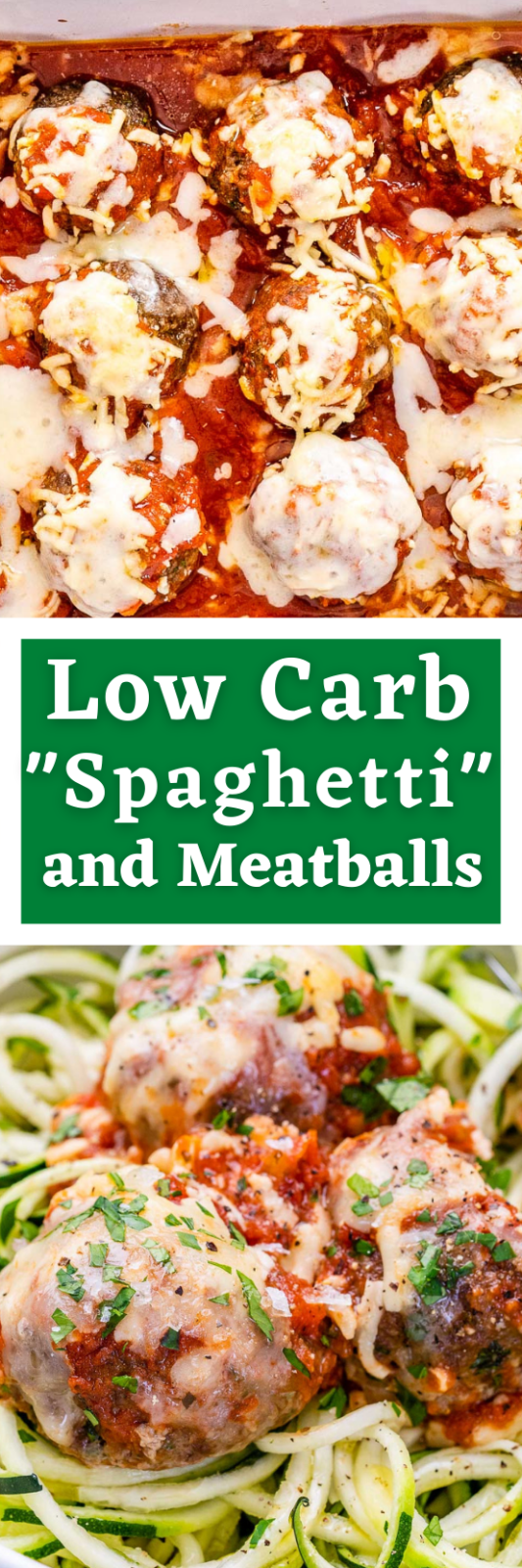 Low Carb “Spaghetti” and Meatballs Clean Food Crush