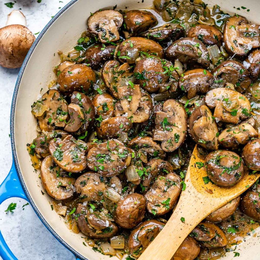 GarlicHerb Sauteed Mushrooms Clean Food Crush