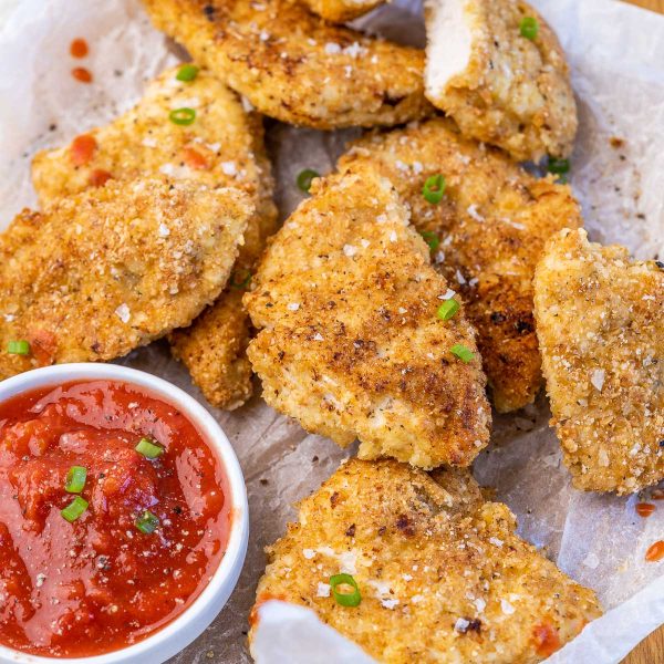 Healthier Air Fryer Nuggets | Clean Food Crush