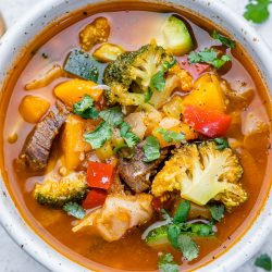 Instant Pot Vegetable + Beef Soup-image