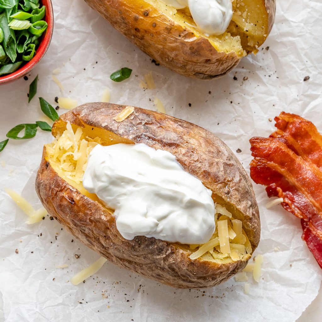 Loaded Baked Potatoes | Clean Food Crush