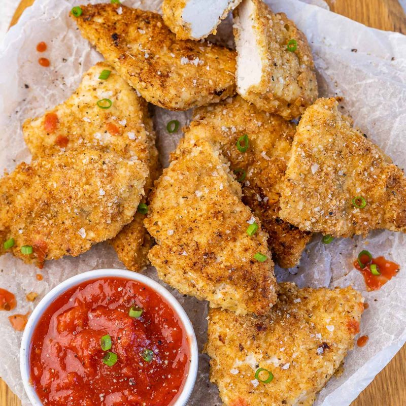 Healthier Air Fryer Nuggets | Clean Food Crush