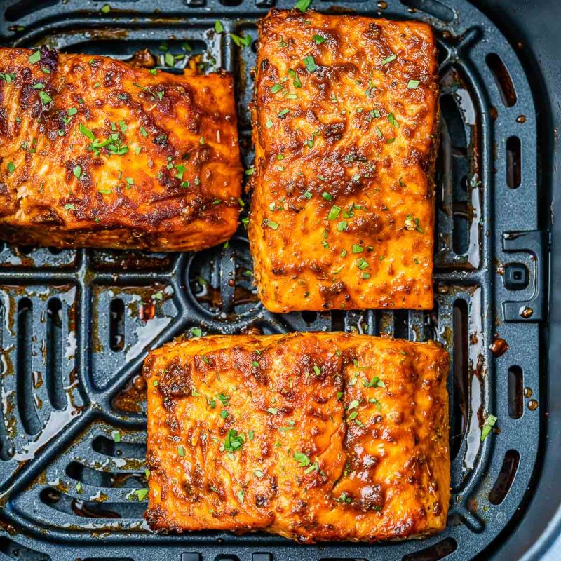 Best Ever Air Fryer Salmon | Clean Food Crush