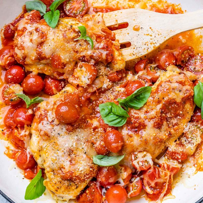 One-Pan Margherita Chicken | Clean Food Crush